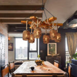Vintage Farmhouse Chandelier - Image 6