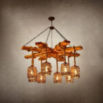 Vintage Farmhouse Chandelier - Image 13