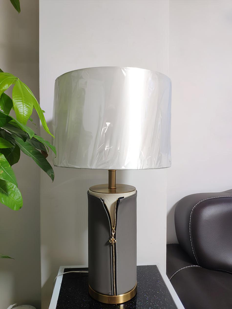 Vintage Leather Table Lamp - Image 8