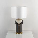 Vintage Leather Table Lamp - Image 11
