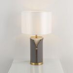 Vintage Leather Table Lamp - Image 4
