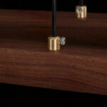 Walnut Arc Linear Pendant Lamp - Image 13