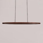 Walnut Arc Linear Pendant Lamp - Image 16