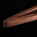 Walnut Arc Linear Pendant Lamp - Image 17