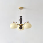Walnut Beige Orb Chandelier - Image 13
