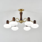 Walnut Color Embrace Chandelier - Image 11