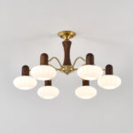 Walnut Color Embrace Chandelier - Image 13