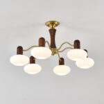 Walnut Color Embrace Chandelier - Image 14