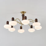 Walnut Color Embrace Chandelier - Image 16