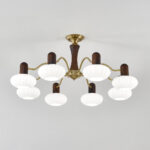 Walnut Color Embrace Chandelier - Image 17