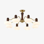 Walnut Color Embrace Chandelier - Image 19