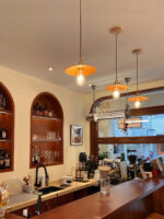 Walnut Conical Pendant Light - Image 11