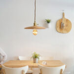Walnut Conical Pendant Light - Image 12