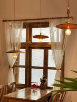 Walnut Conical Pendant Light - Image 13