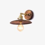 Walnut Flared Wall Light - Image 19