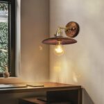 Walnut Flared Wall Light - Image 12