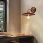 Walnut Flared Wall Light - Image 20