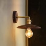 Walnut Flared Wall Light - Image 2
