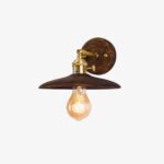 Walnut Flared Wall Light - Image 14