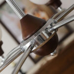 Walnut Glass Ball Chandelier - Image 16