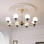 Walnut Glass Ball Chandelier - Image 20