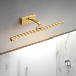 Walnut Color Linear LED Wall Light - Image 16
