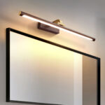 Walnut Color Linear LED Wall Light - Image 8