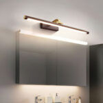Walnut Color Linear LED Wall Light - Image 2
