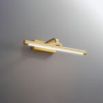 Walnut Color Linear LED Wall Light - Image 13