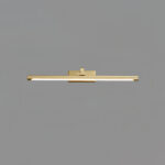 Walnut Color Linear LED Wall Light - Image 14