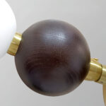 Walnut Bead Necklace Chandelier - Image 18