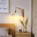 Walnut Swing Arm Wall Lamp - Image 6