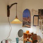 Walnut Swing Arm Wall Lamp - Image 11
