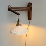 Walnut Swing Arm Wall Lamp - Image 15