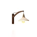 Walnut Swing Arm Wall Lamp - Image 10