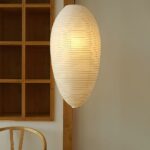 Washi Paper Chestnut Pendant Lamp - Image 3