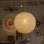 Washi Paper Pendant Swag Lamp - Image 5