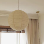 Washi Paper Pendant Swag Lamp - Image 15