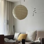 Washi Paper Pendant Swag Lamp - Image 17