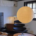 Washi Paper Pendant Swag Lamp - Image 3