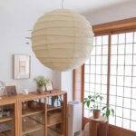 Washi Paper Pendant Swag Lamp - Image 8