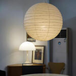 Washi Paper Pendant Swag Lamp - Image 6