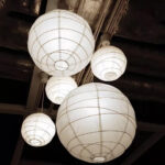Washi Paper Pendant Swag Lamp - Image 11