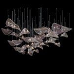 Wave Floating Leaf Chandelier - Image 14