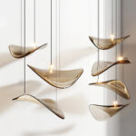 Wave Floating Leaf Chandelier - Image 10