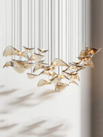 Wave Floating Leaf Chandelier - Image 16