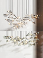 Wave Floating Leaf Chandelier - Image 17