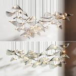 Wave Floating Leaf Chandelier - Image 19