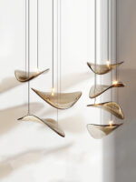 Wave Floating Leaf Chandelier - Image 5