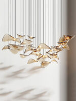 Wave Floating Leaf Chandelier - Image 6
